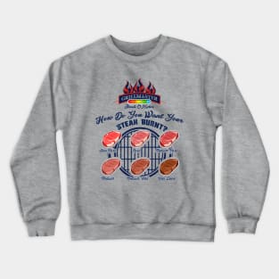 Steak-O-Meter Crewneck Sweatshirt